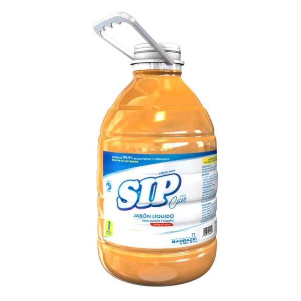 Jabón Líquido Antibacterial SIP Skin Care, 1 Galón