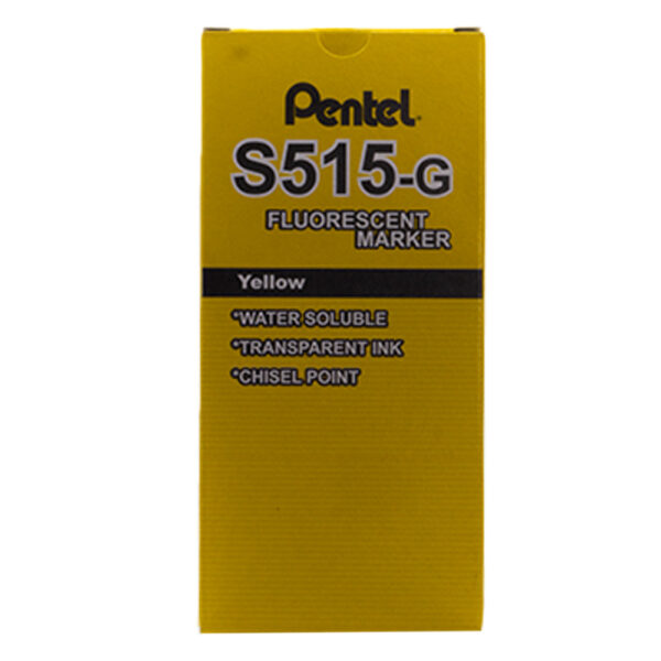 Marcador Fluorescente Color Amarillo Pentel s515